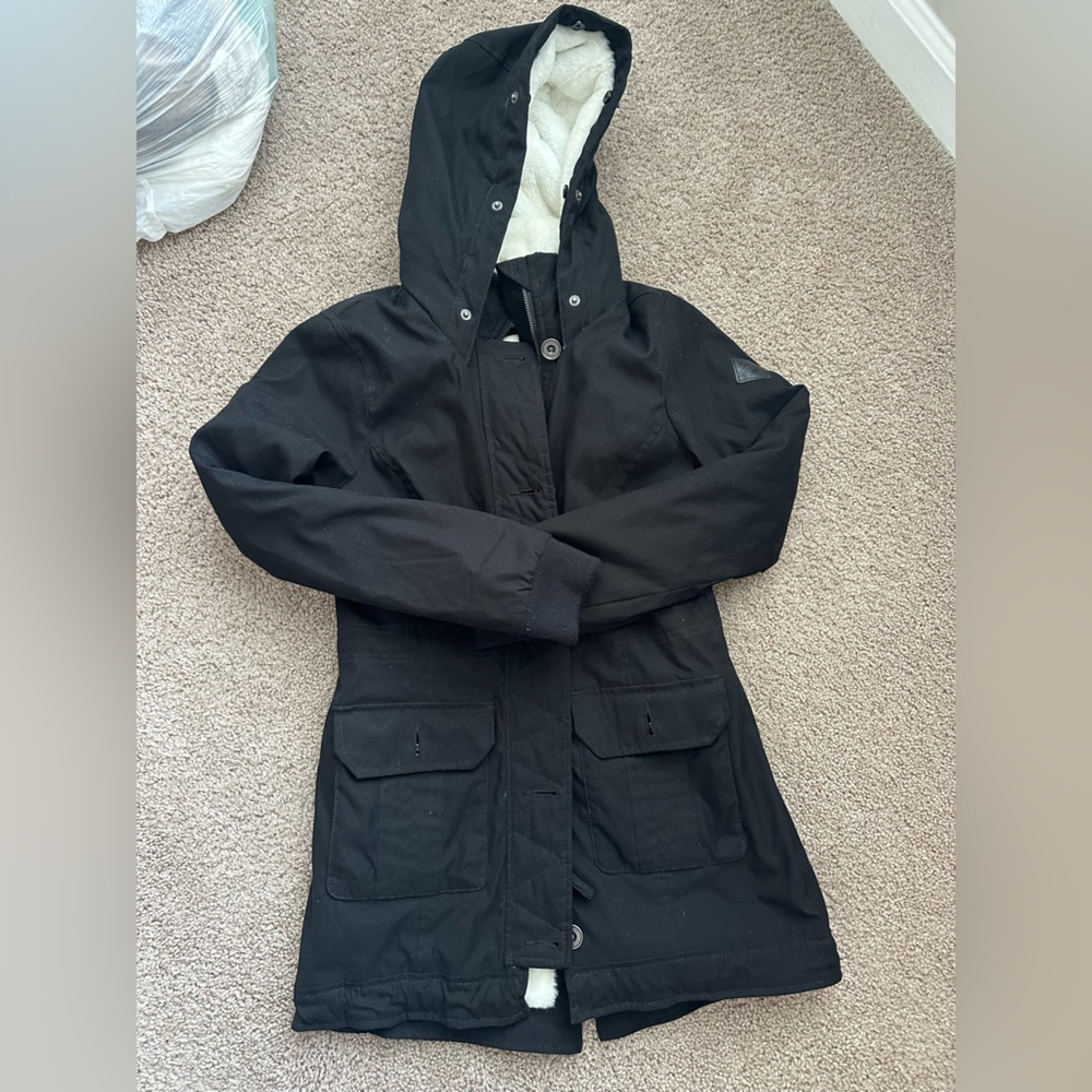 Hollister Black Ski & Snow Jacket